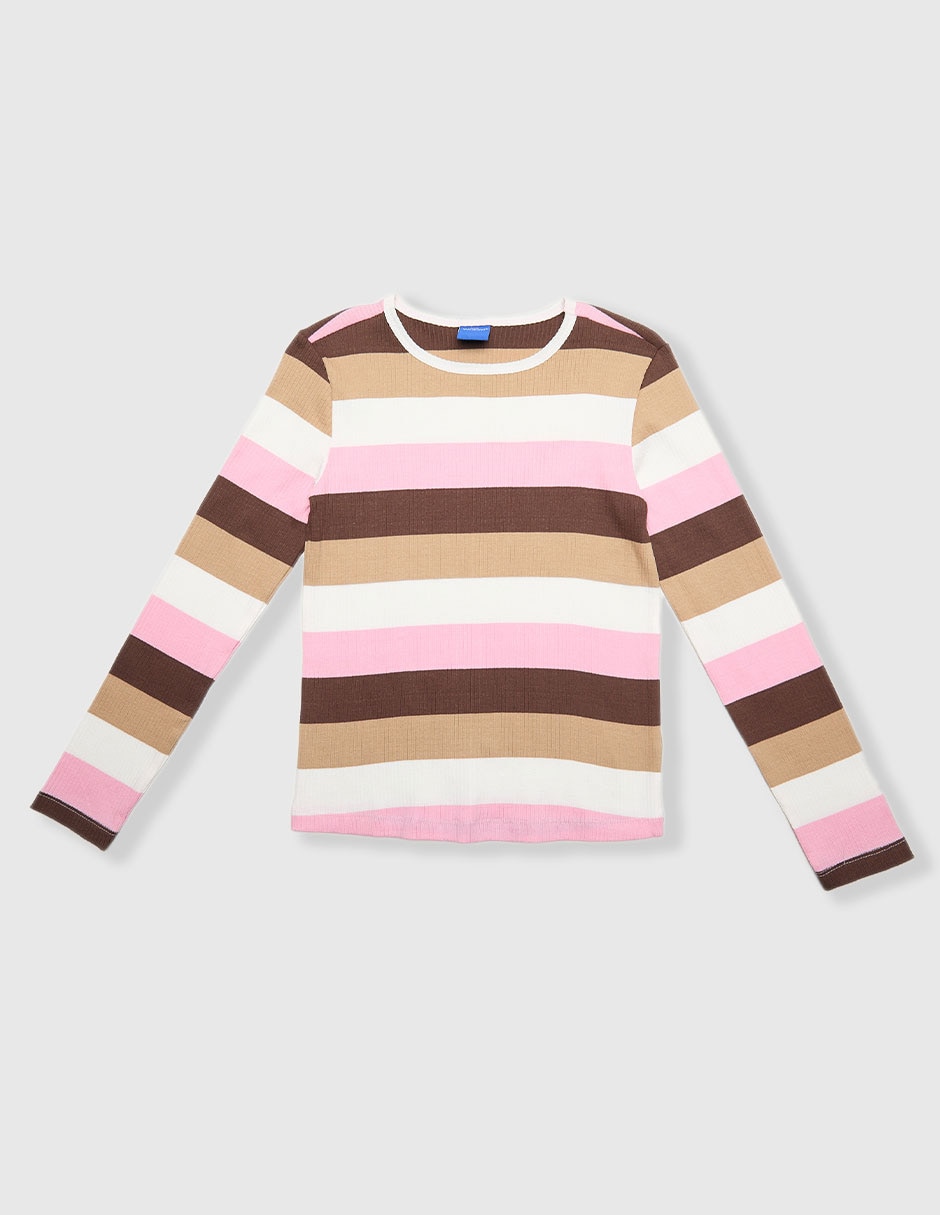 Playera manga larga para niña Playera manga larga para niña