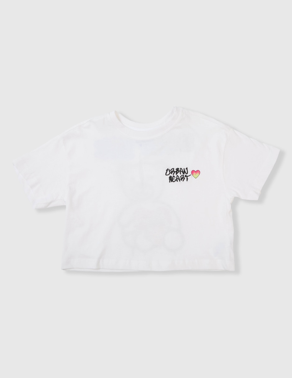Playera manga corta para niña Playera manga corta para niña
