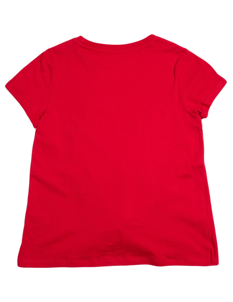 Playera manga corta para niña