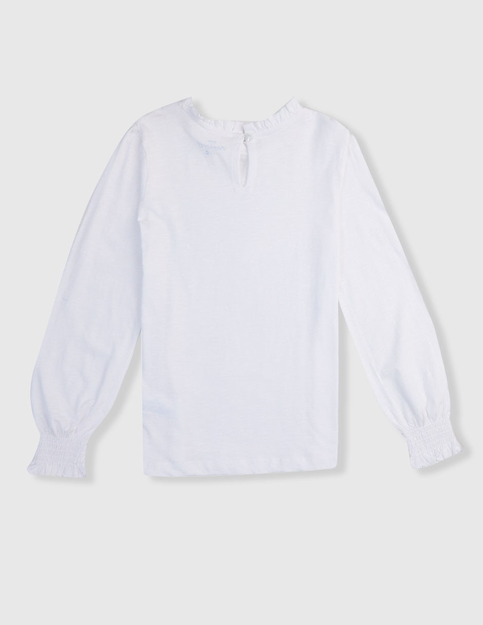 Playera manga larga para niña 5