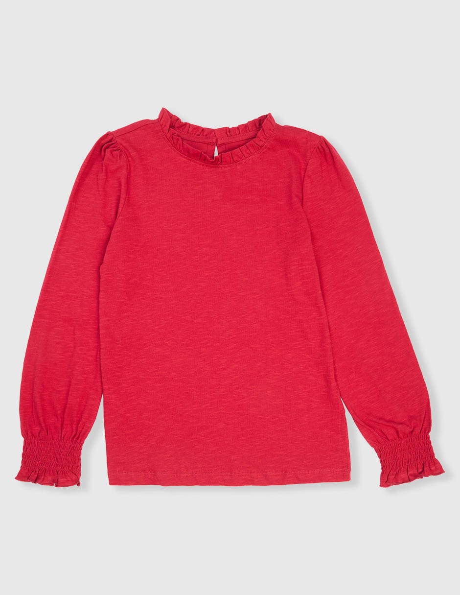 Playera manga larga para niña Playera manga larga para niña