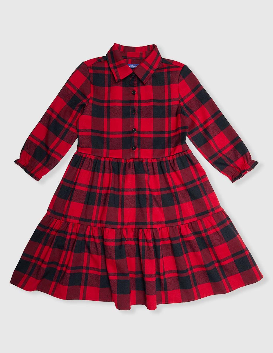 Vestido manga regular para niña Vestido manga regular para niña