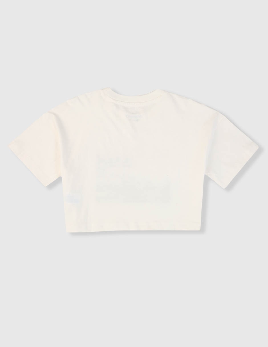 Playera manga corta para niña