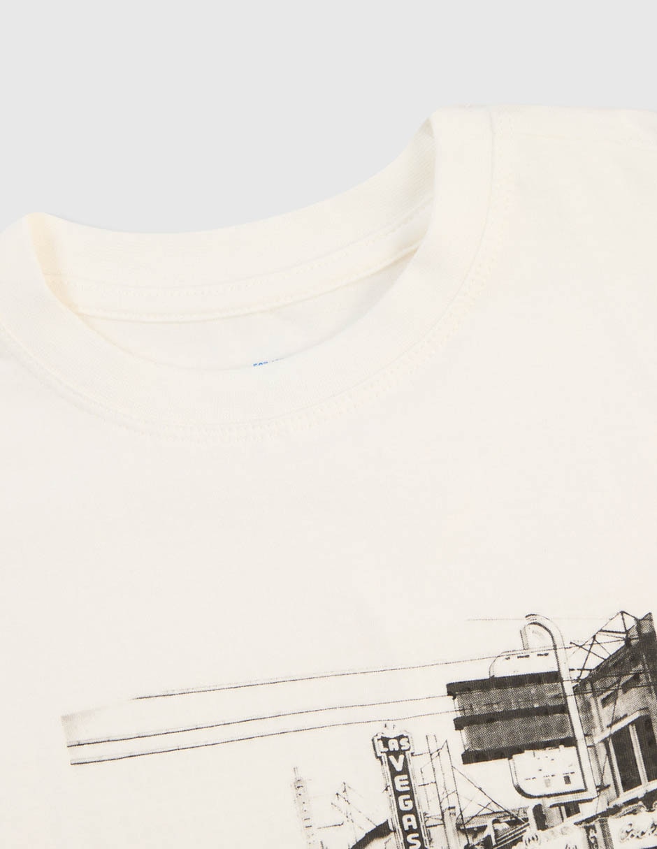 Playera manga corta para niña