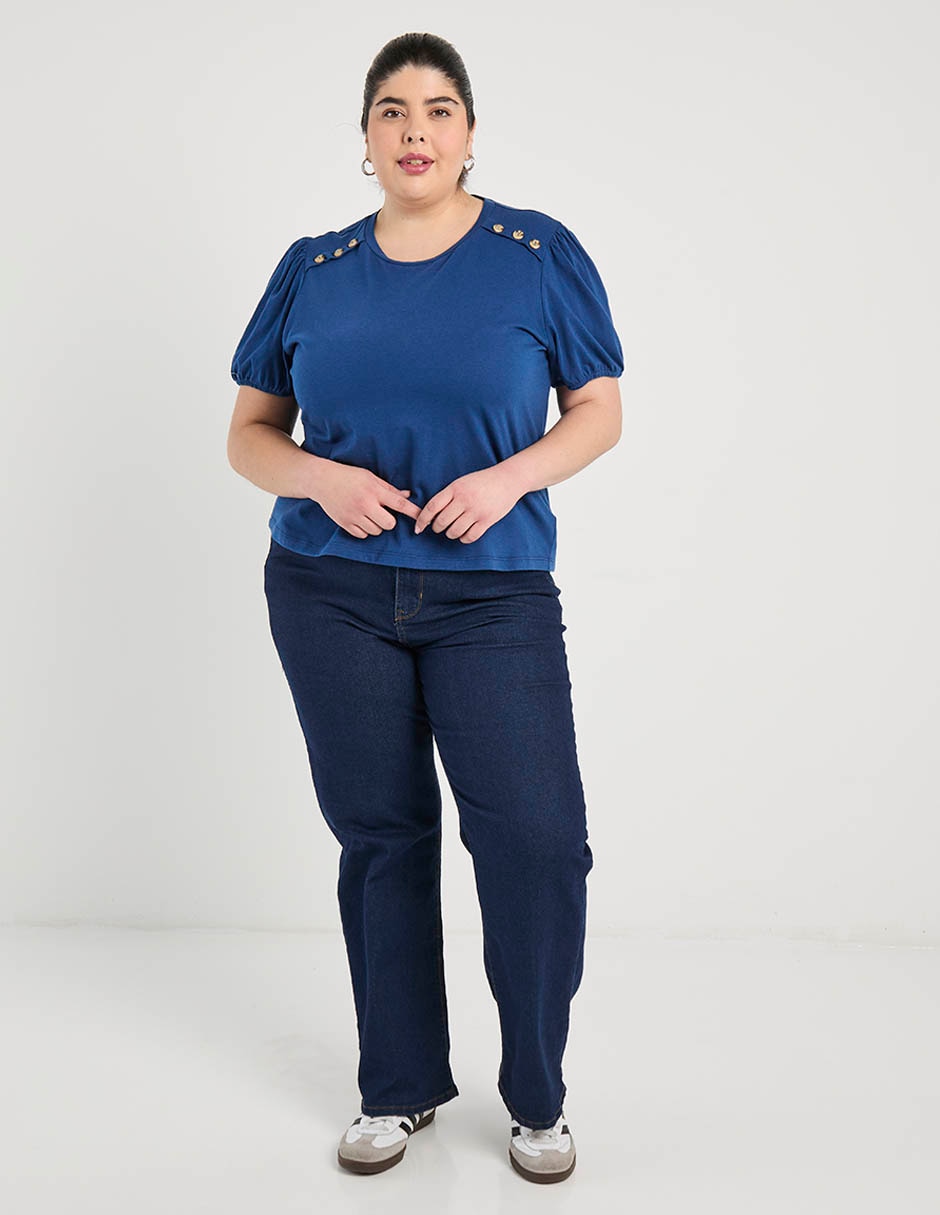 Jeans amplio para mujer 5