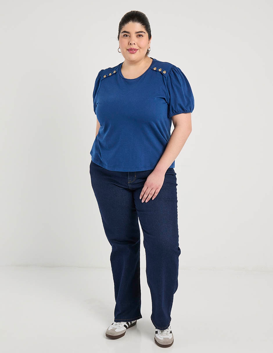 Jeans amplio para mujer 4