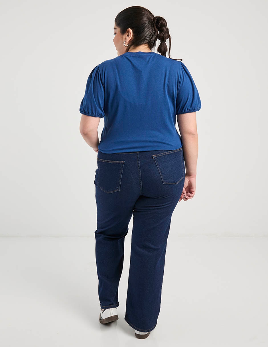 Jeans amplio para mujer 6
