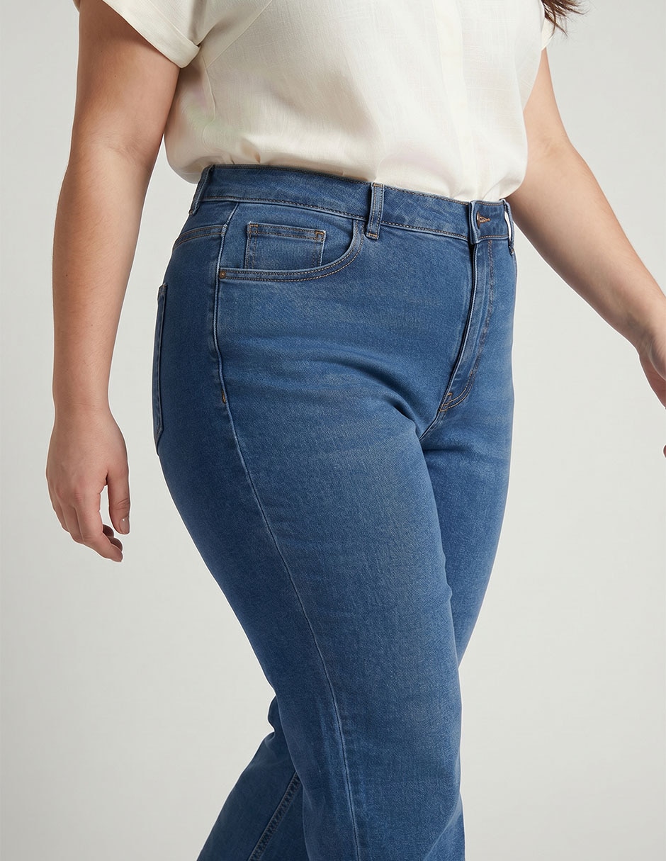 Jeans straight para mujer 3