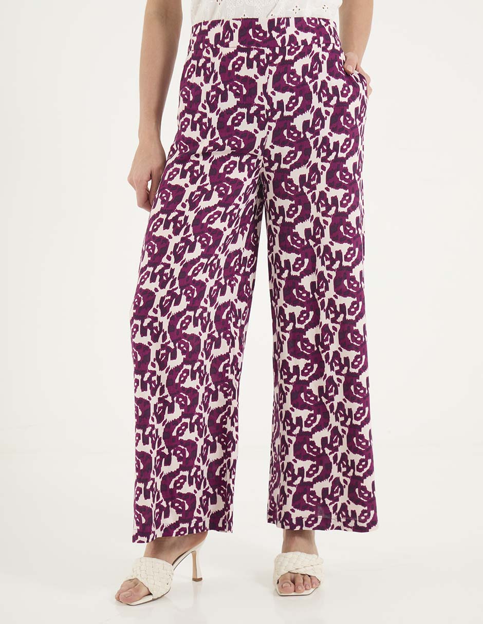 Pantalón relaxed amplio para mujer