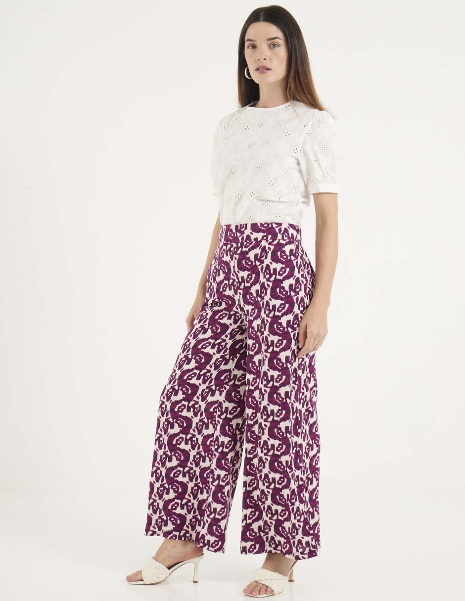 Pantalón relaxed amplio para mujer 3