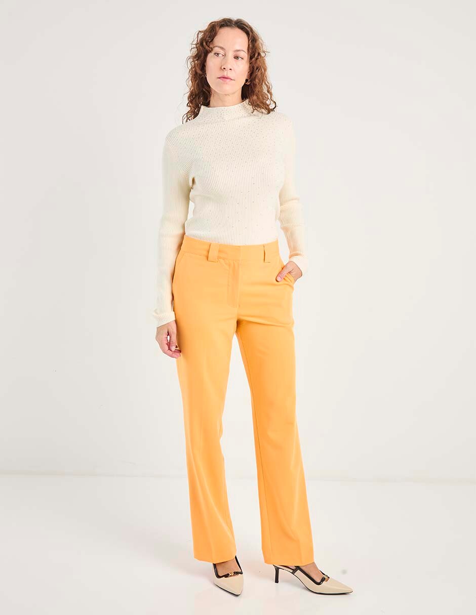 Pantalón de vestir straight para mujer 5