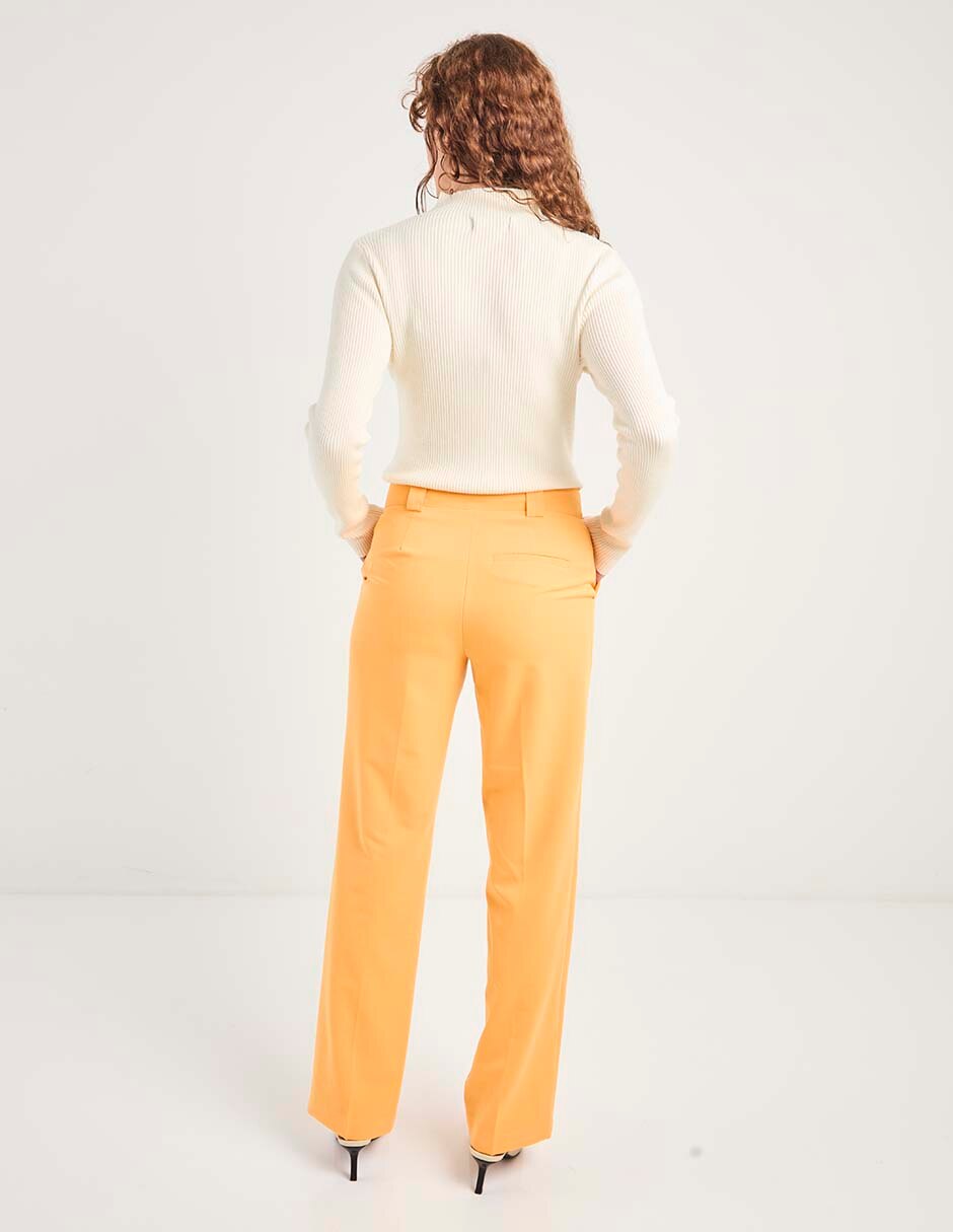 Pantalón de vestir straight para mujer 6