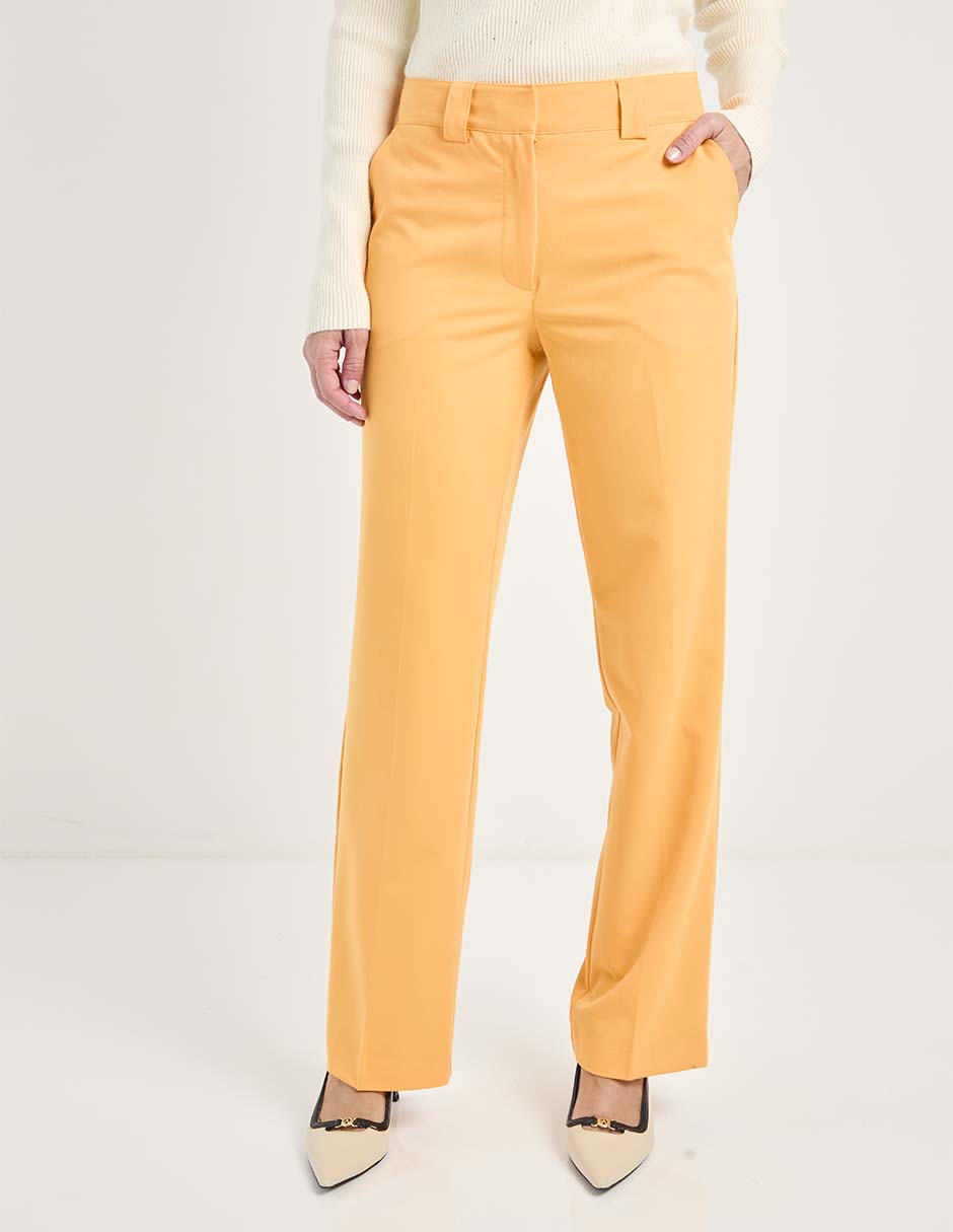 Pantalón de vestir straight para mujer Pantalón de vestir straight para mujer
