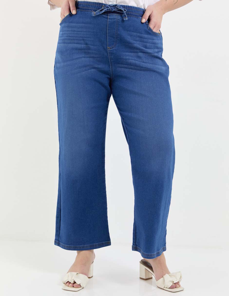 Jeans relaxed amplio para mujer