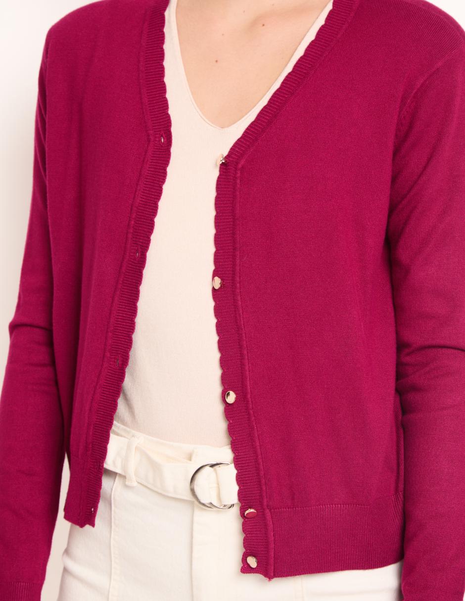 Suéter cuello V para mujer 2