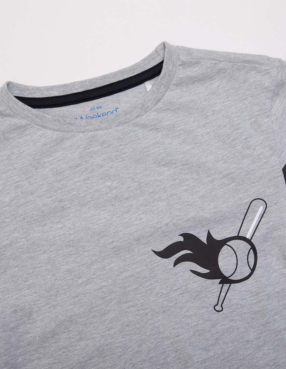 Playera manga larga para niño