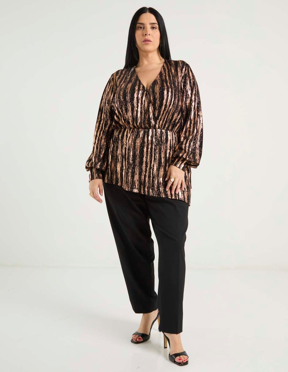 Blusa manga larga para mujer 7