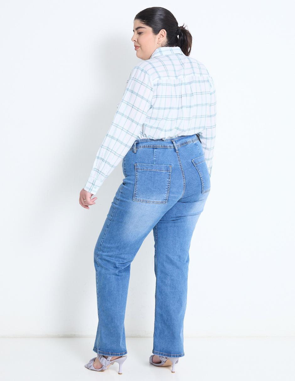 Jeans straight para mujer