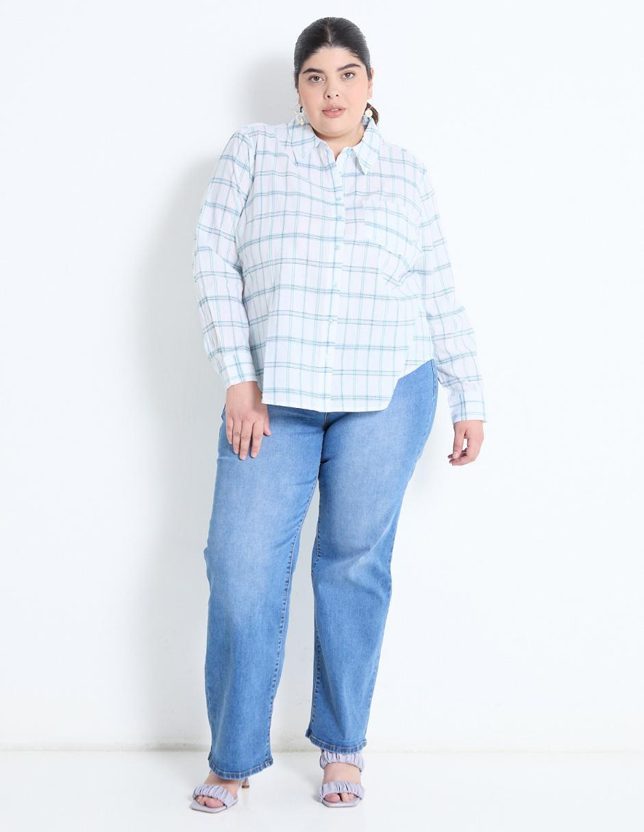 Jeans straight para mujer