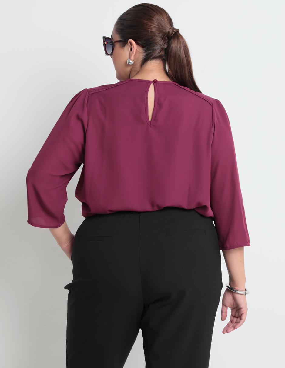 Blusa manga 3/4 para mujer 2