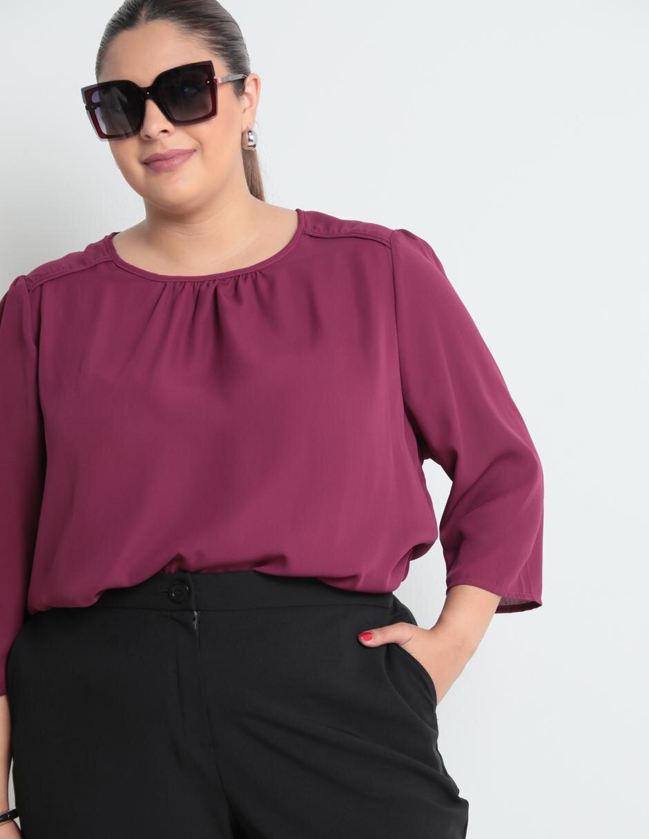 Blusa manga 3/4 para mujer 4