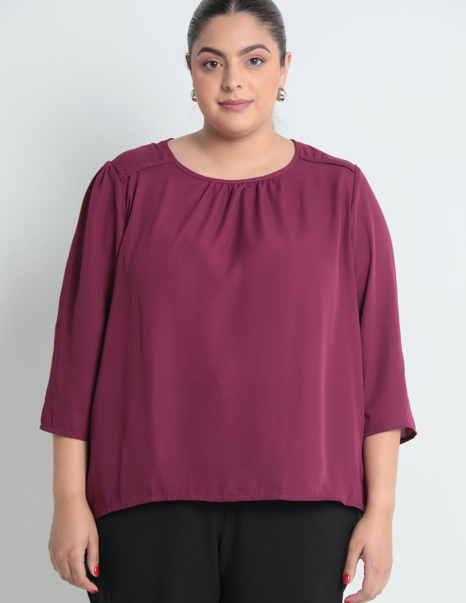 Blusa manga 3/4 para mujer 5