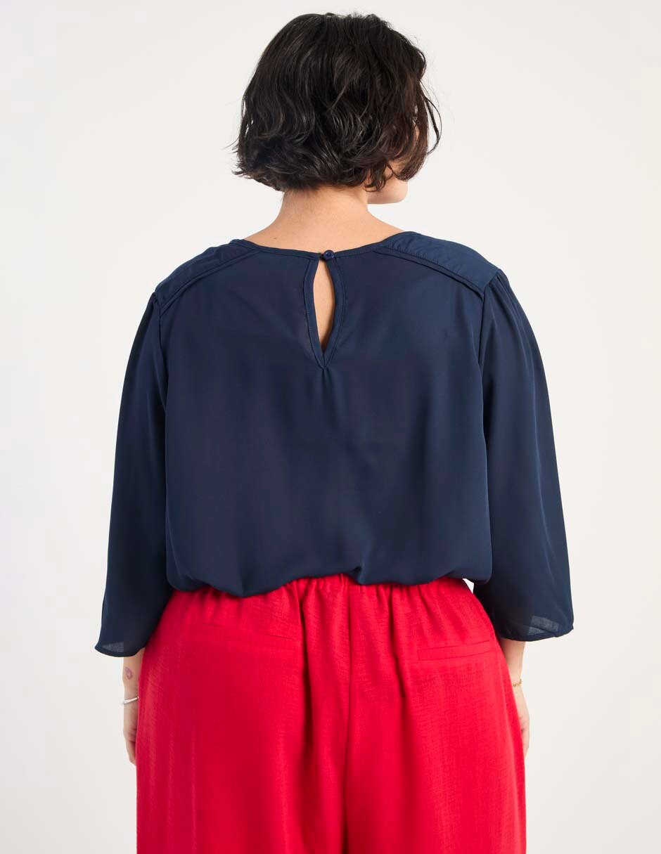 Blusa manga 3/4 para mujer 2