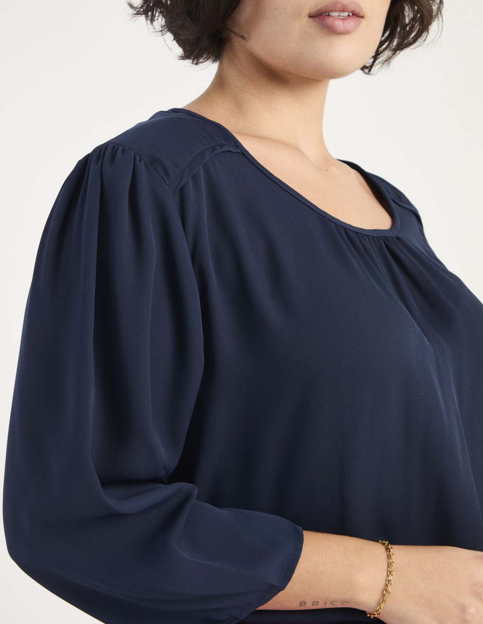 Blusa manga 3/4 para mujer 4