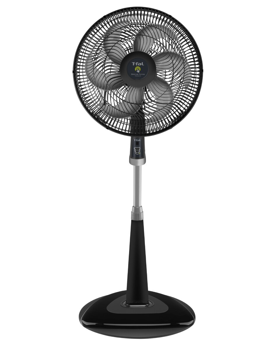 Ventilador de pedestal T-Fal con control remoto 3 velocidades