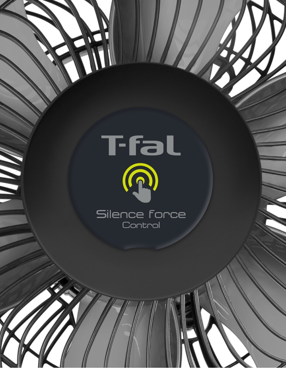 Ventilador de pedestal T-Fal con control remoto 3 velocidades