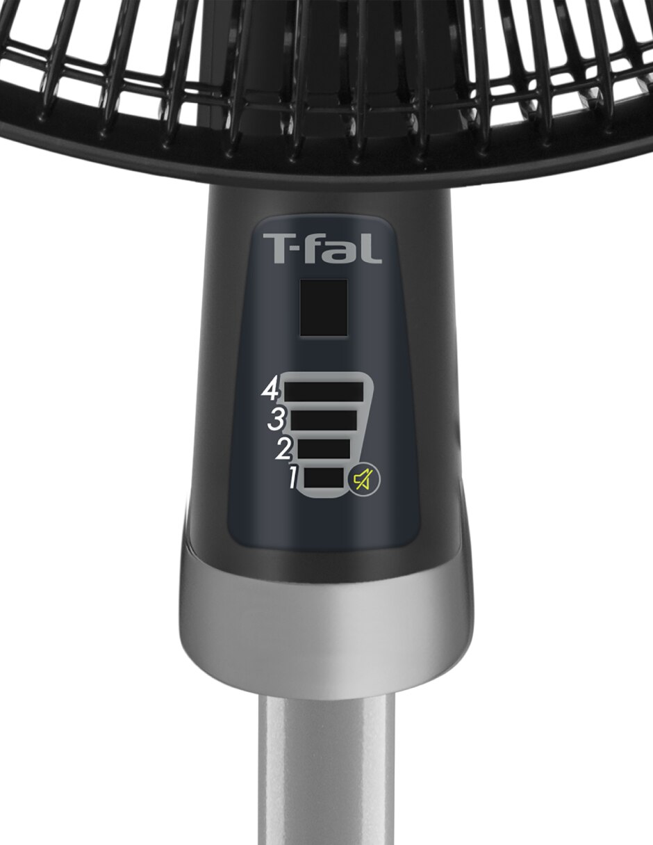 Ventilador de pedestal T-Fal con control remoto 3 velocidades