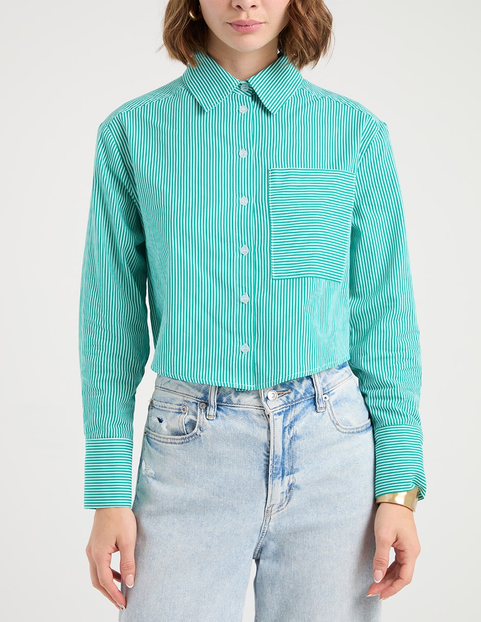 Blusa Morethanangels manga larga para mujer 2
