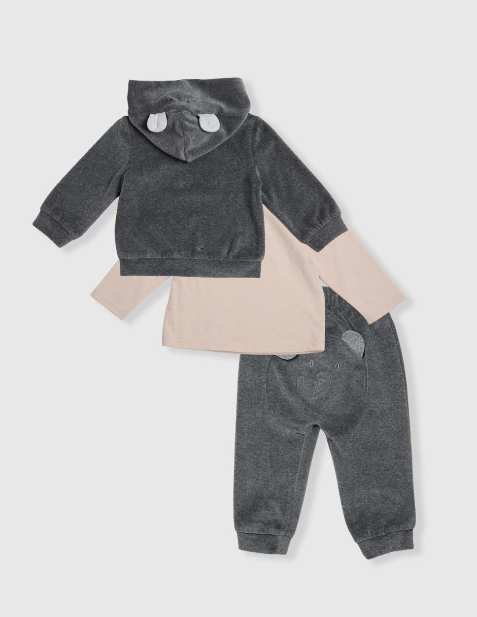 Conjunto para bebé niño 3 piezas 8