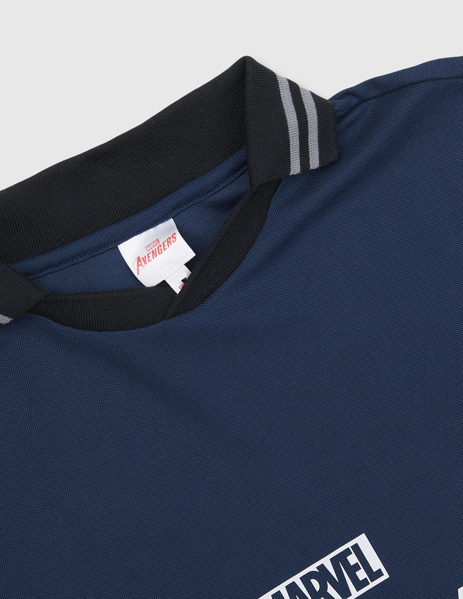 Playera Avengers manga larga para niño