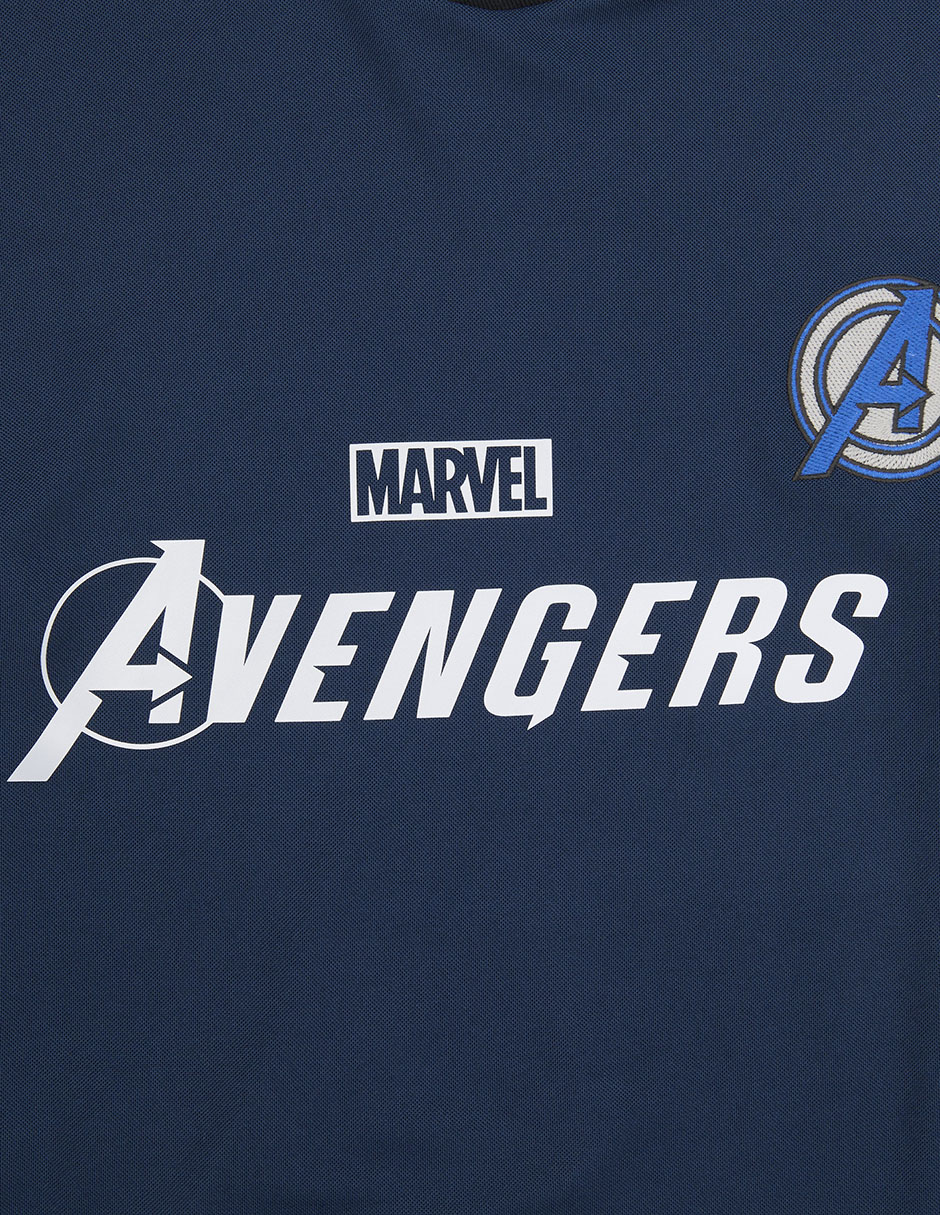 Playera Avengers manga larga para niño