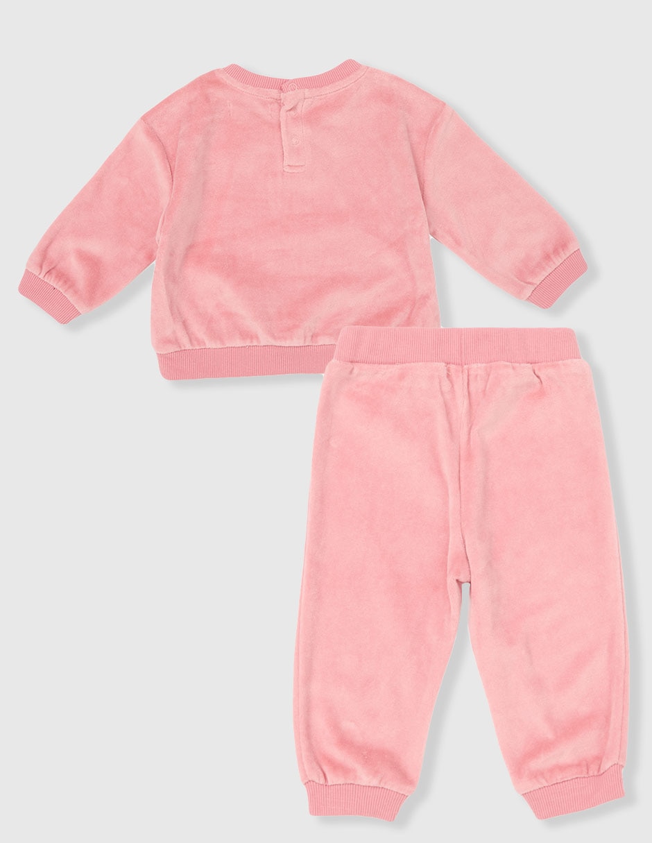 Conjunto pants de algodón para bebé niña 2 piezas 2