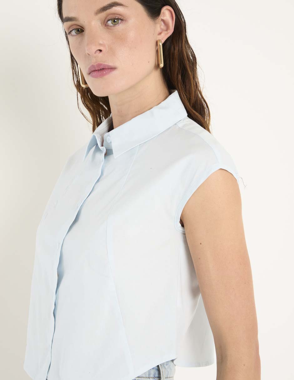 Blusa manga corta para mujer 4