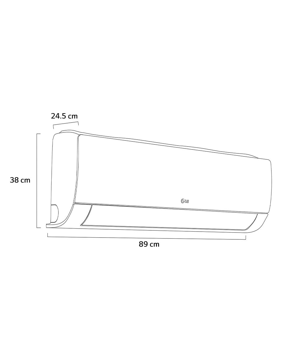 Aire acondicionado Dualcool Frío y calor 12000 BTU VX122H4 220 V