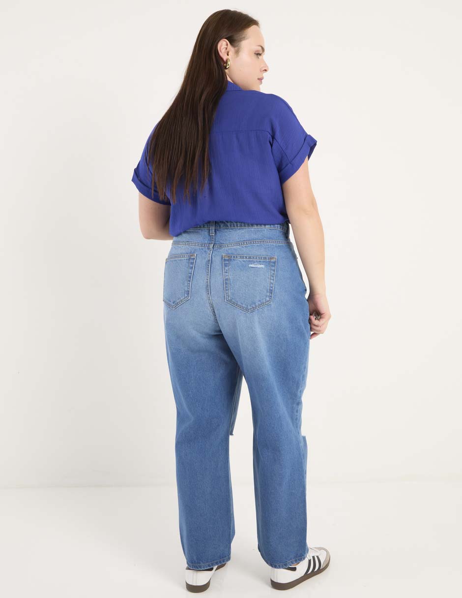 Jeans straight para mujer