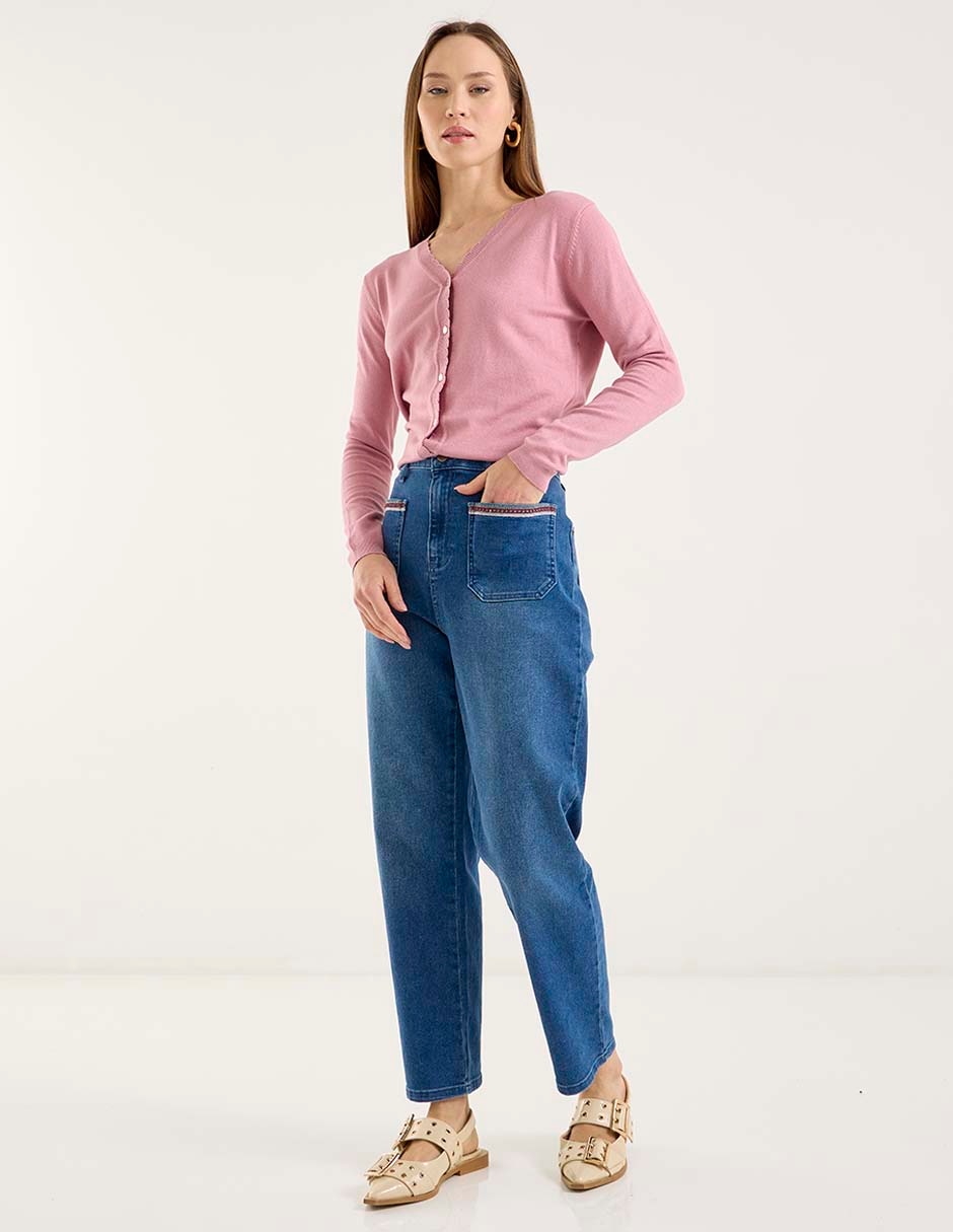 Jeans straight para mujer 3