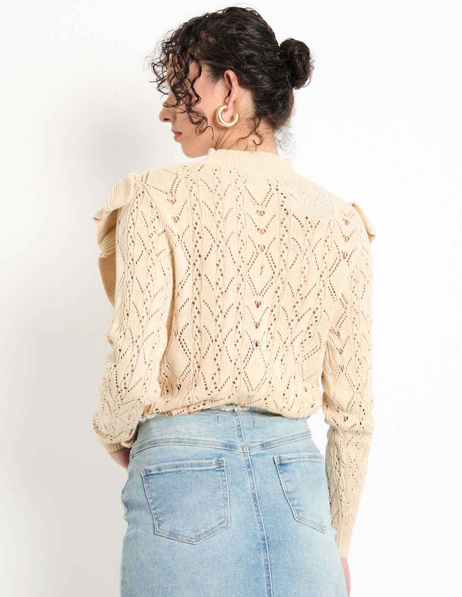 Suéter Week By Weekend cuello alto para mujer