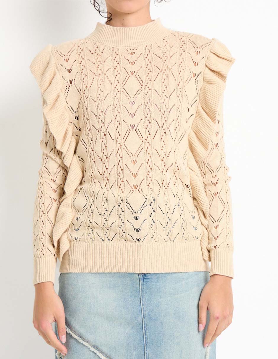 Suéter Week By Weekend cuello alto para mujer