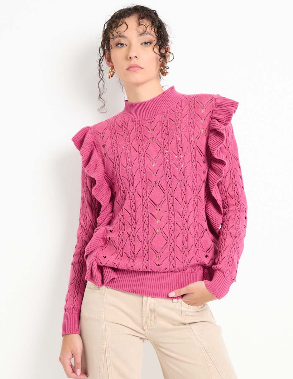 Suéter cuello alto para mujer Suéter cuello alto para mujer