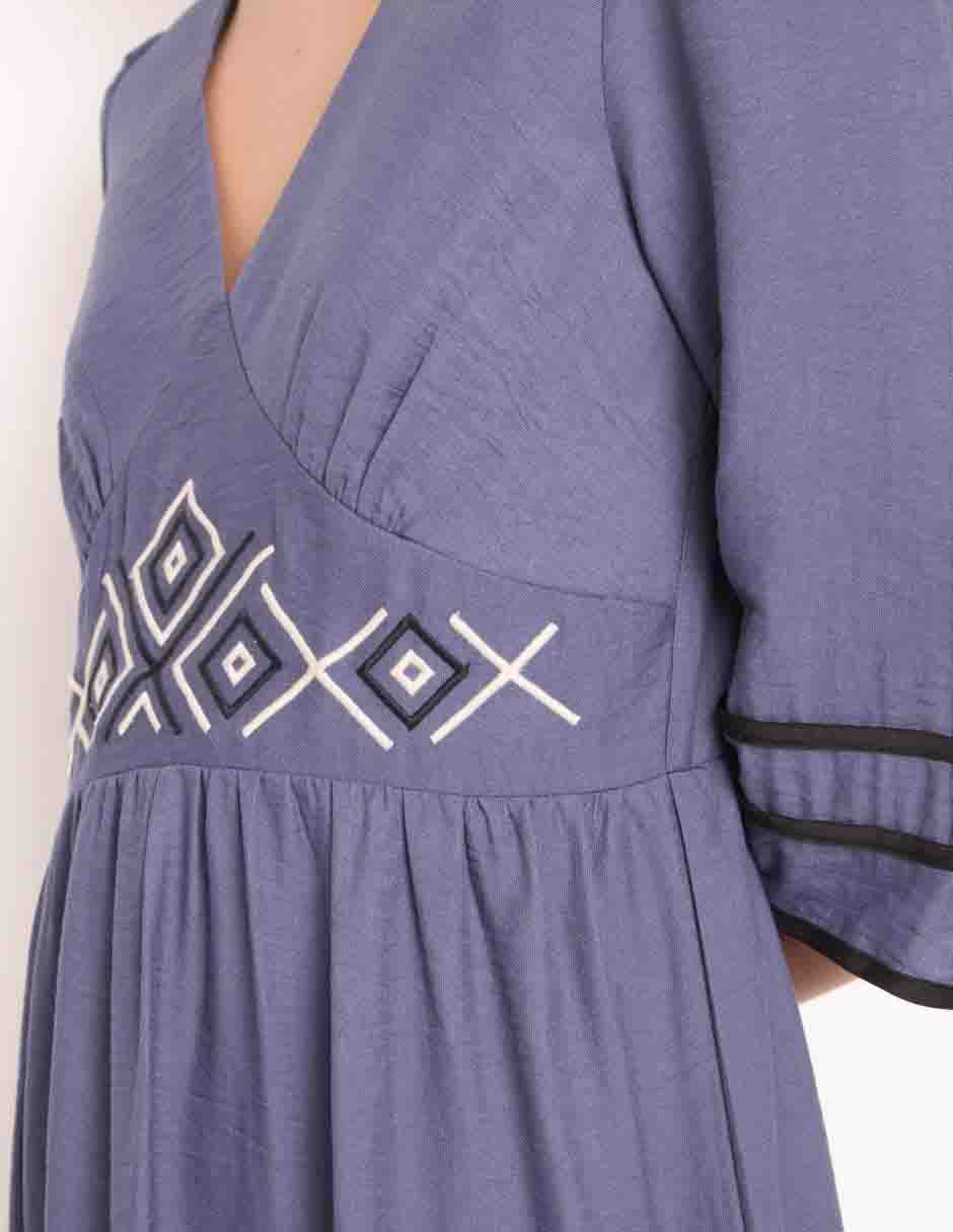 Vestido midi casual para mujer