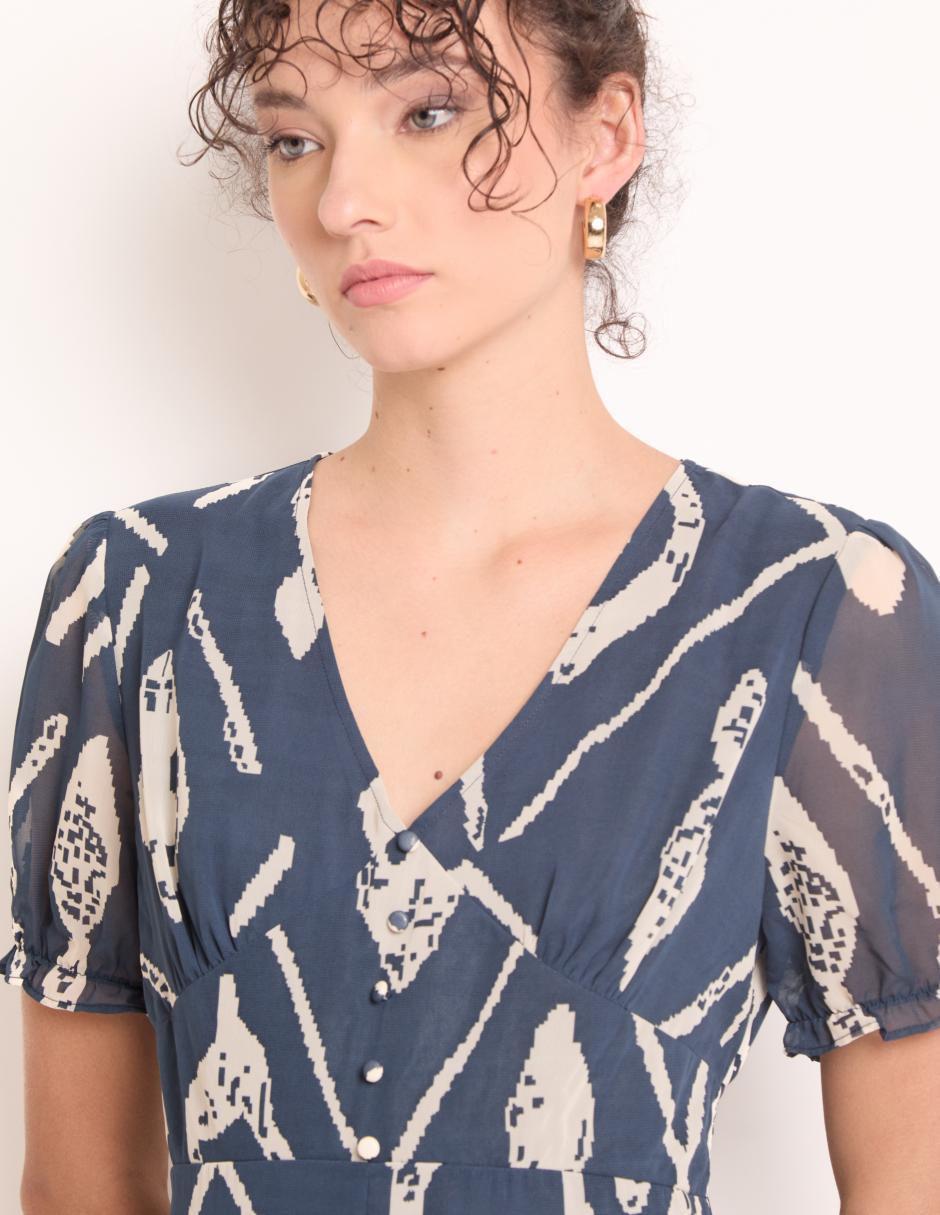 Vestido crop casual para mujer