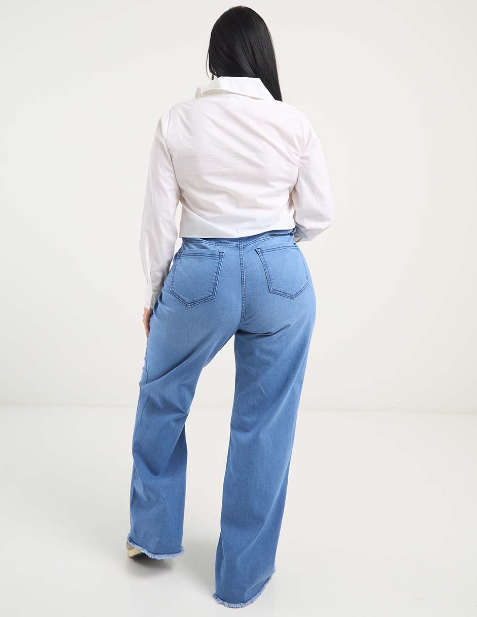 Jeans acampanado para mujer 6