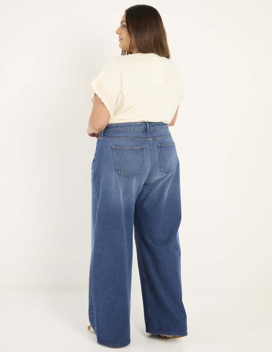 Jeans amplio para mujer