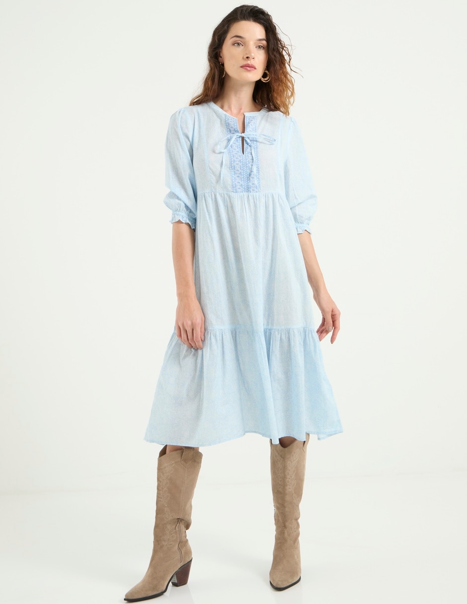 Vestido a la rodilla casual para mujer Vestido a la rodilla casual para mujer