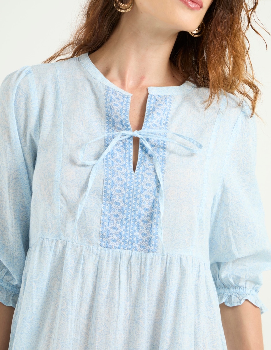 Vestido a la rodilla casual para mujer