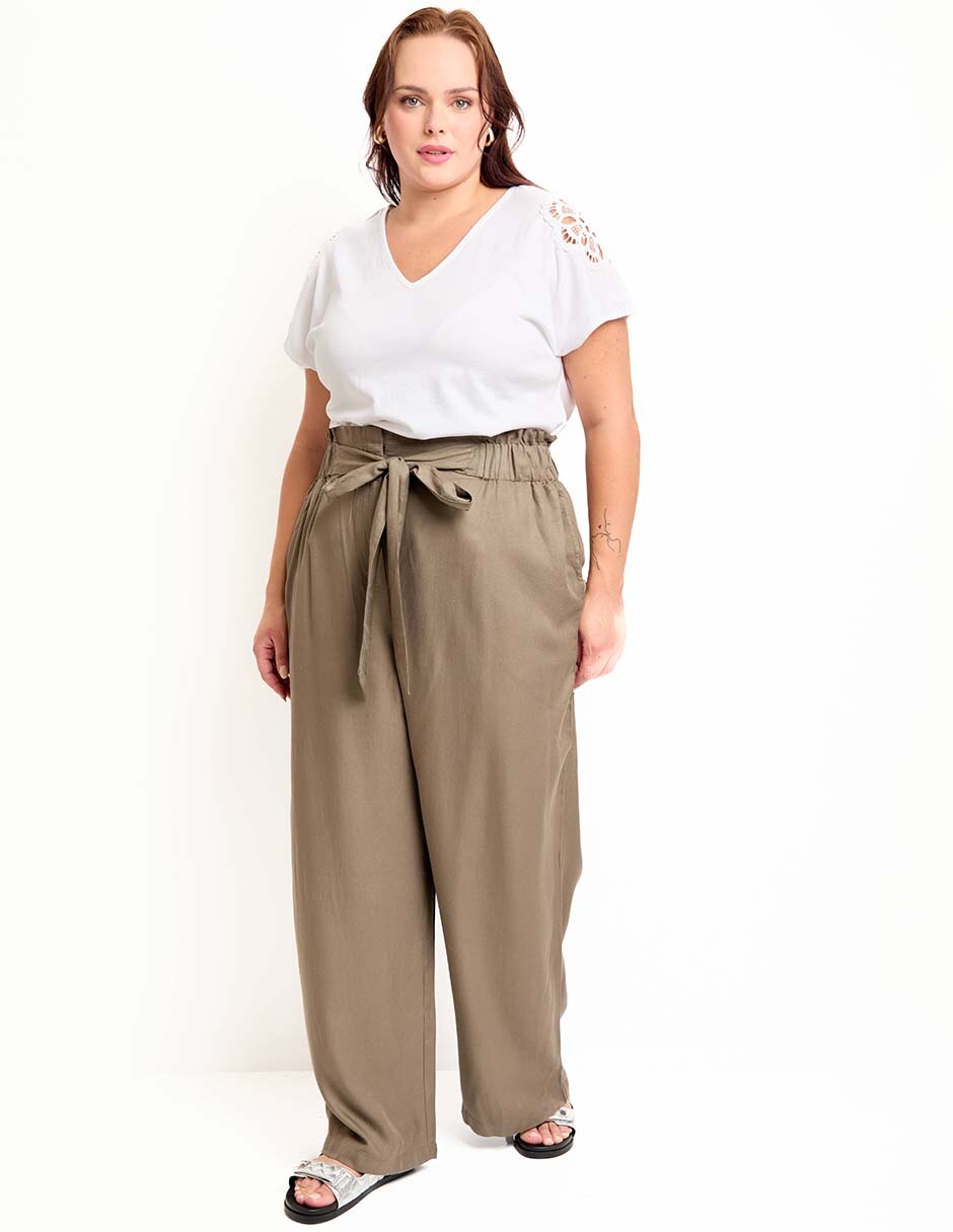 Pantalón relaxed Weekend amplio para mujer 3